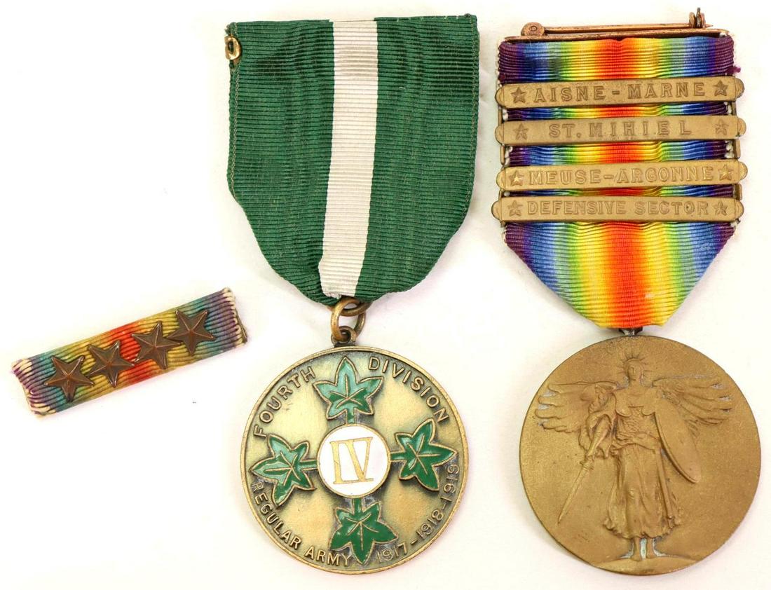 United States World War I Medals-4th Division (1 of 6)