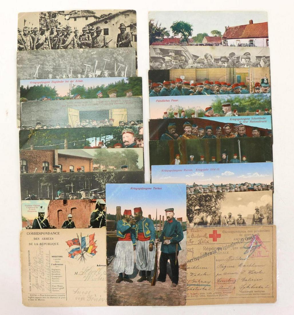 World War I Postcards-Prisoner of War Related (1 of 6)