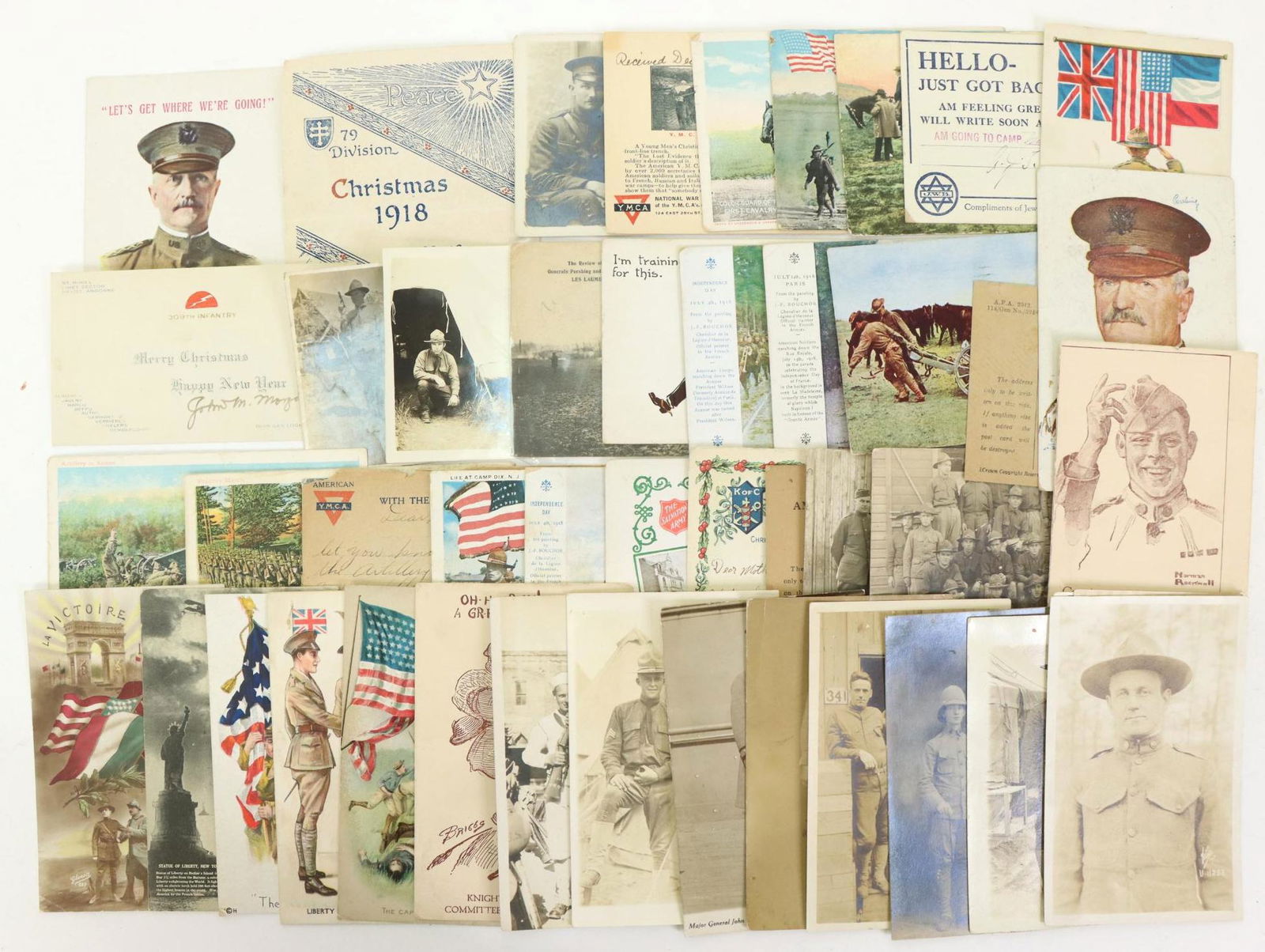 World War I Postcards Collection-United States Military (1 of 5)