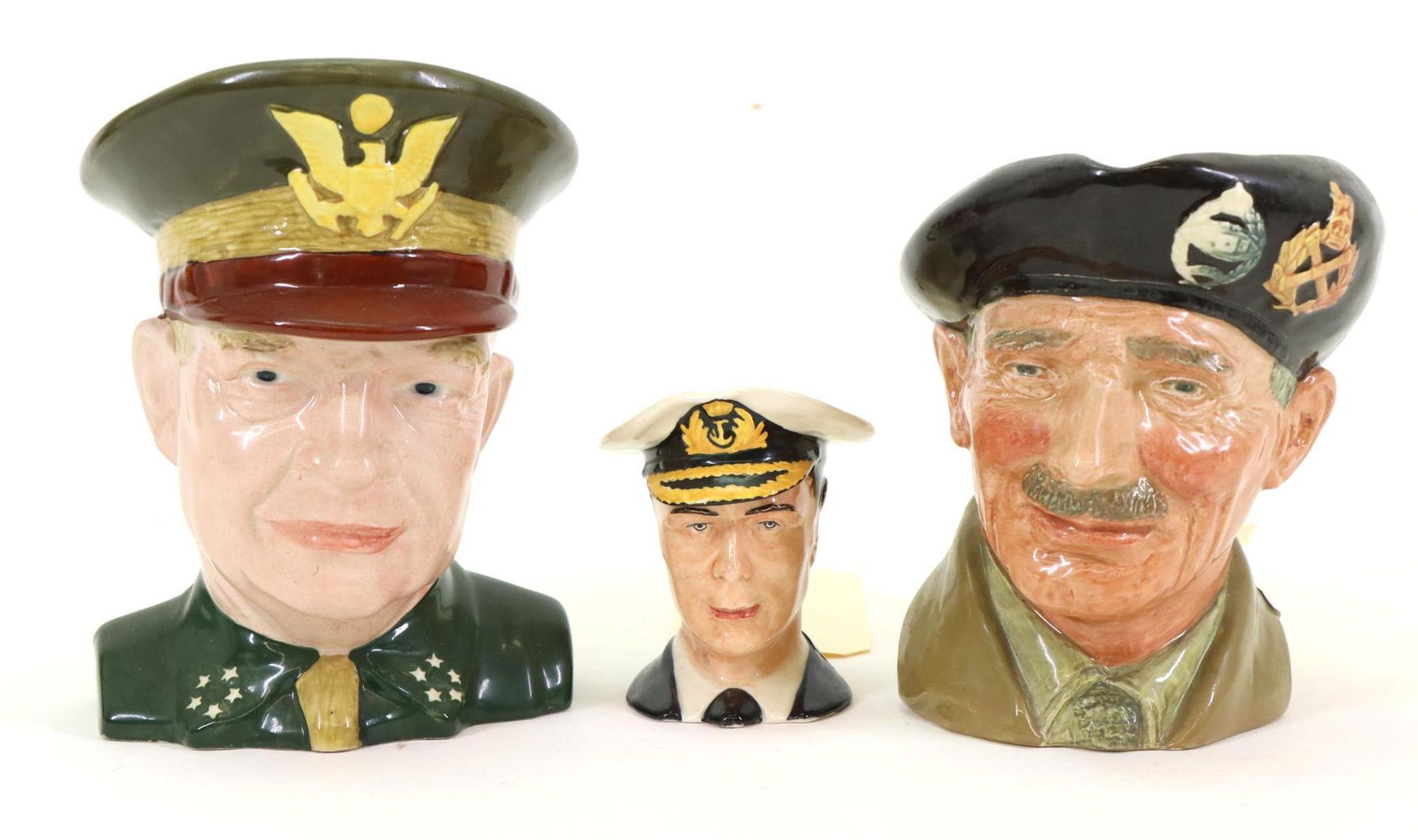 World War II Figural Mugs of Military Leaders and King (1 of 20)