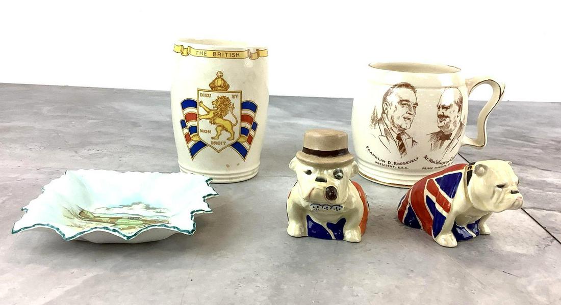 British World War II Patriotic Porcelain/Pottery (1 of 10)
