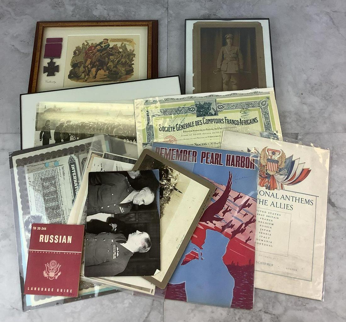 Military Related Photography, Ephemera, and Documents (1 of 17)