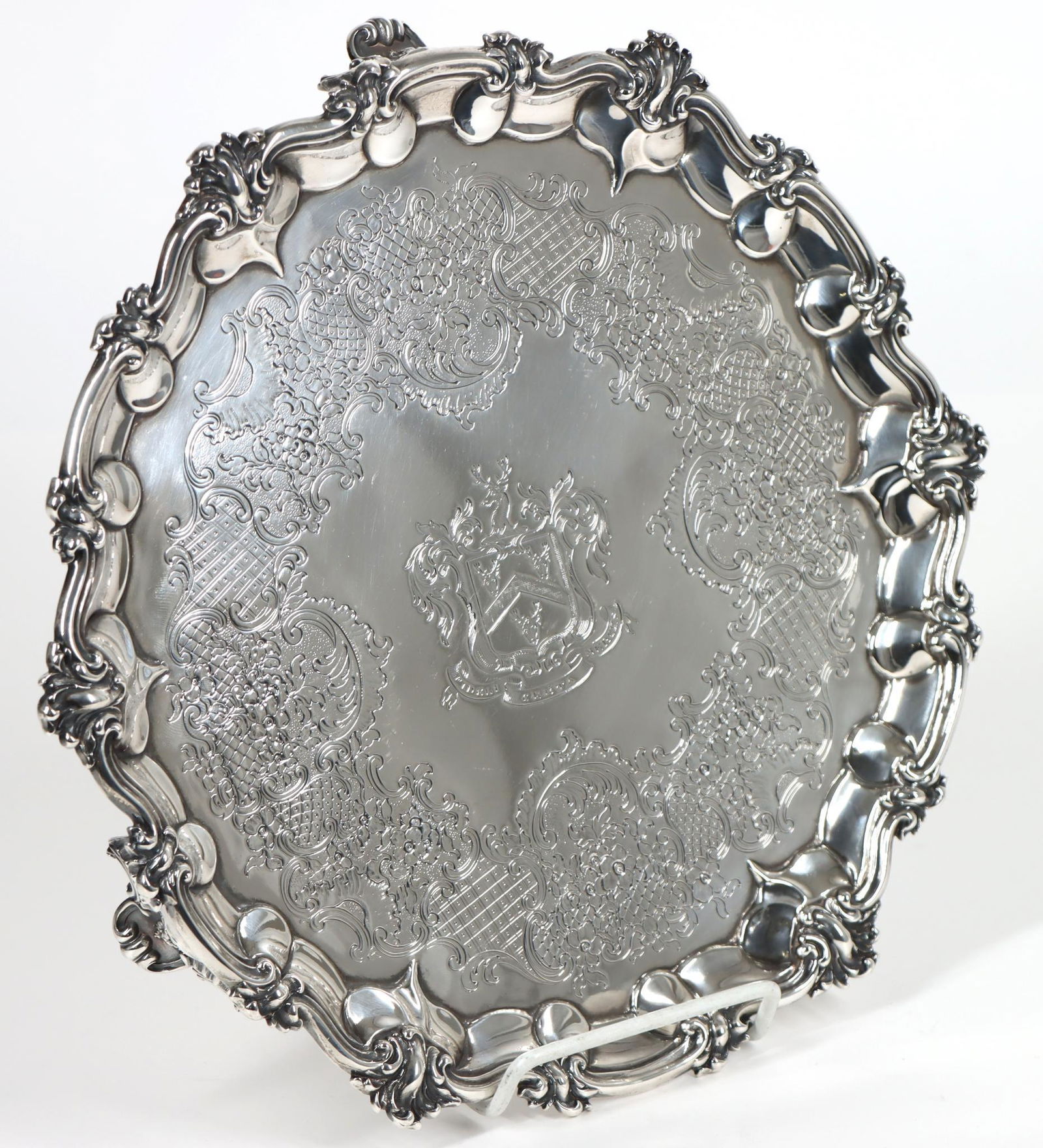 Victorian Sterling Silver Salver (1 of 5)