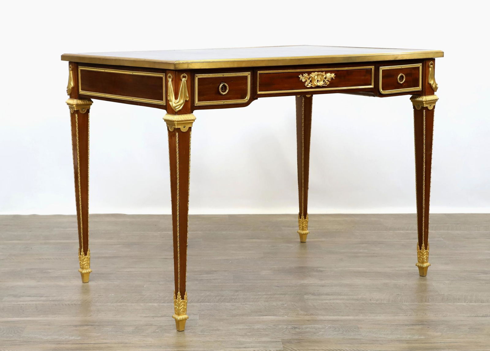 French Gilt Mounted Writing Table (1 of 16)