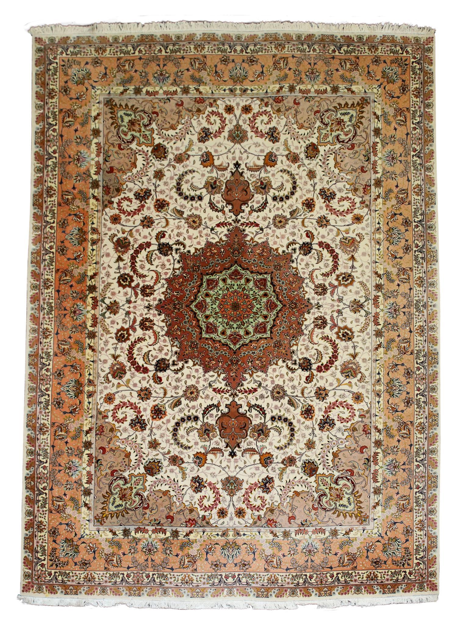 Tabriz Persian Room Size Rug (1 of 9)