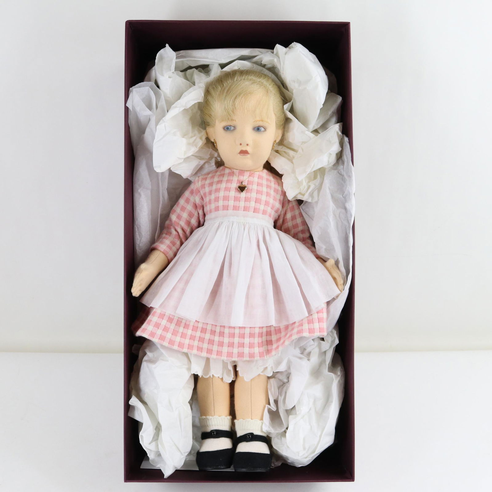 LOT OF R. JOHN WRIGHT.: MIB 21" "Edith The Lonely Doll" 195/500. Original sleeve (some age loss on sleeve alone).