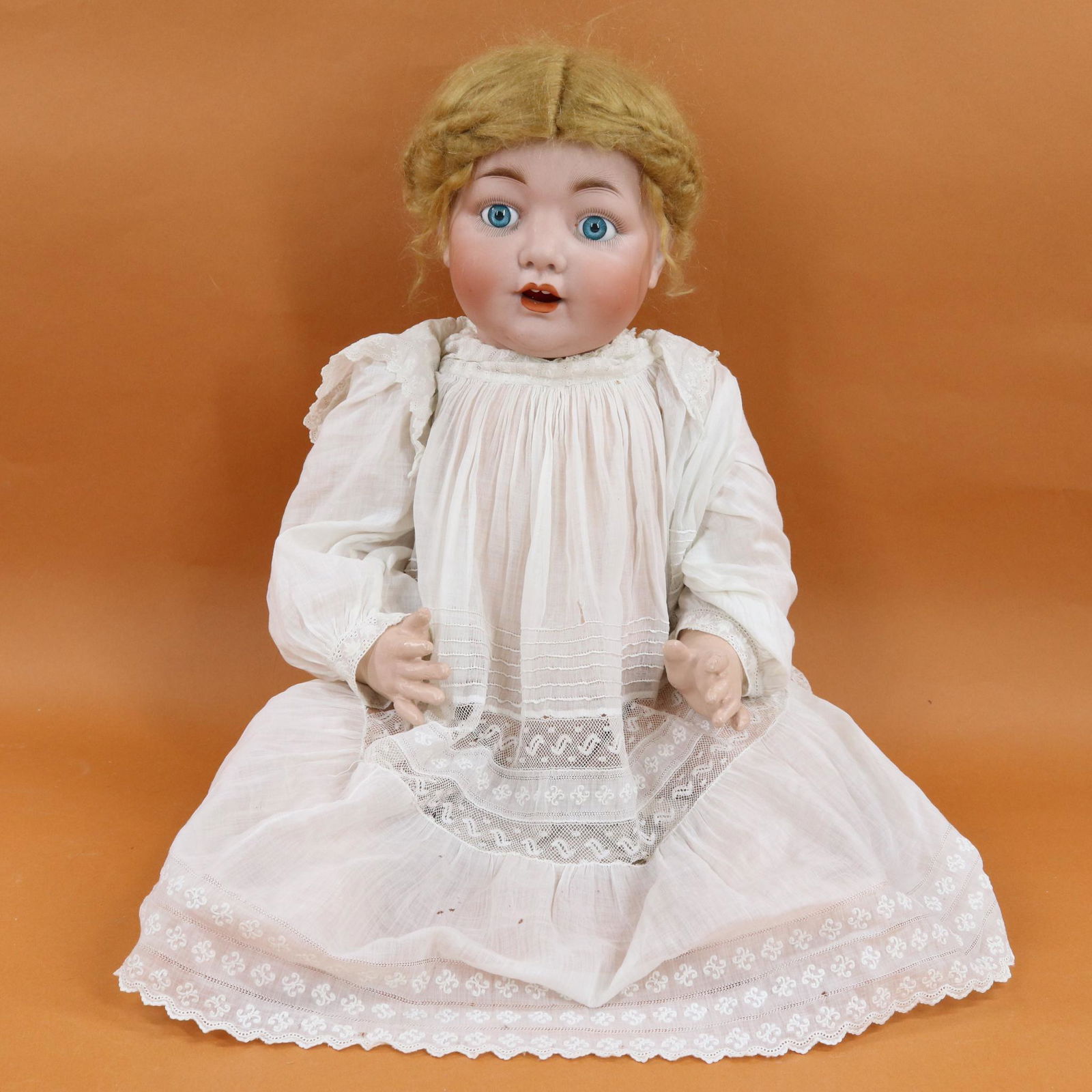 LOT OF ANTIQUE BISQUE HEAD BABY/TODDLER DOLL(S). (1 of 9)
