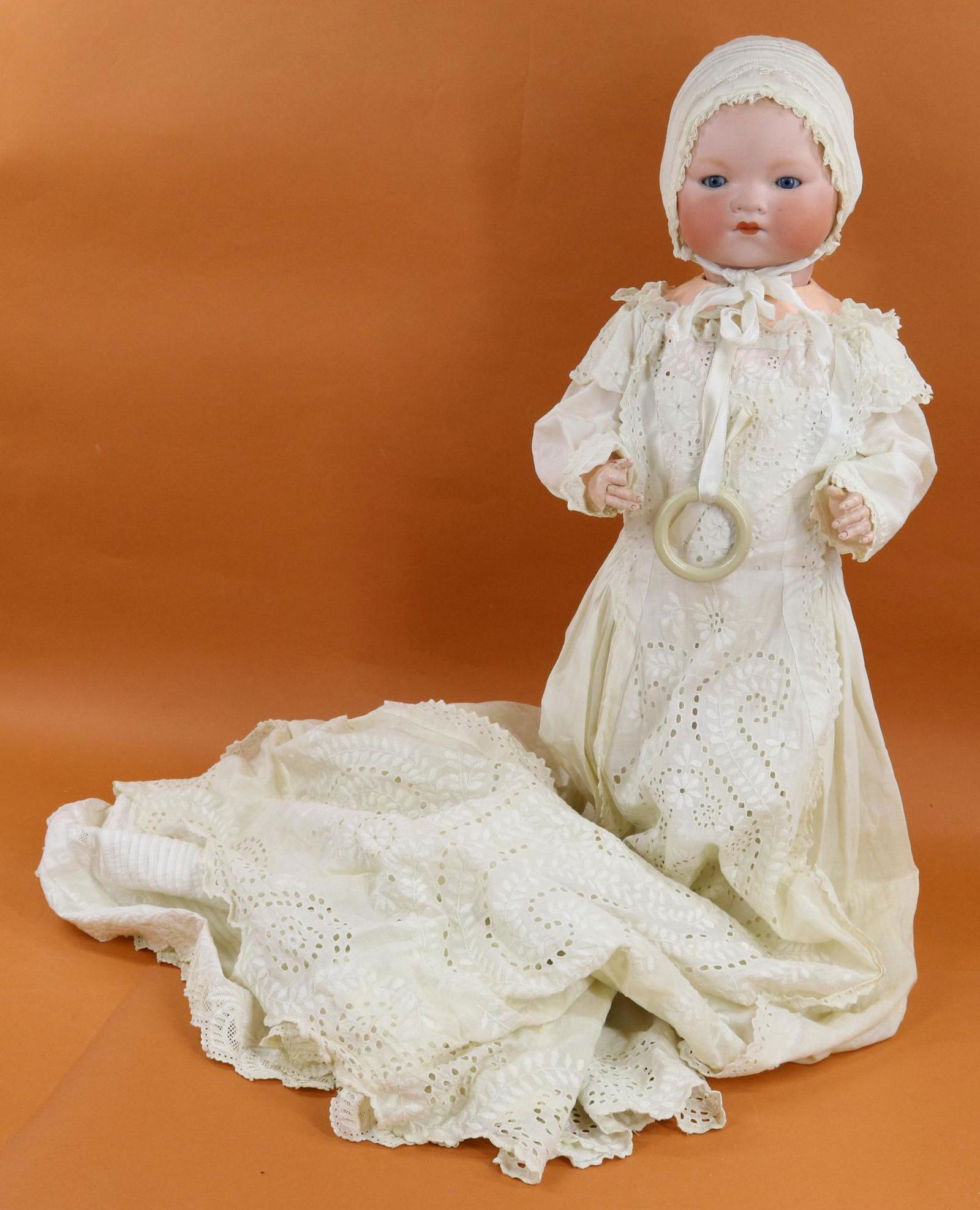 LOT OF ANTIQUE BISQUE HEAD BABY/TODDLER DOLL(S). (1 of 10)