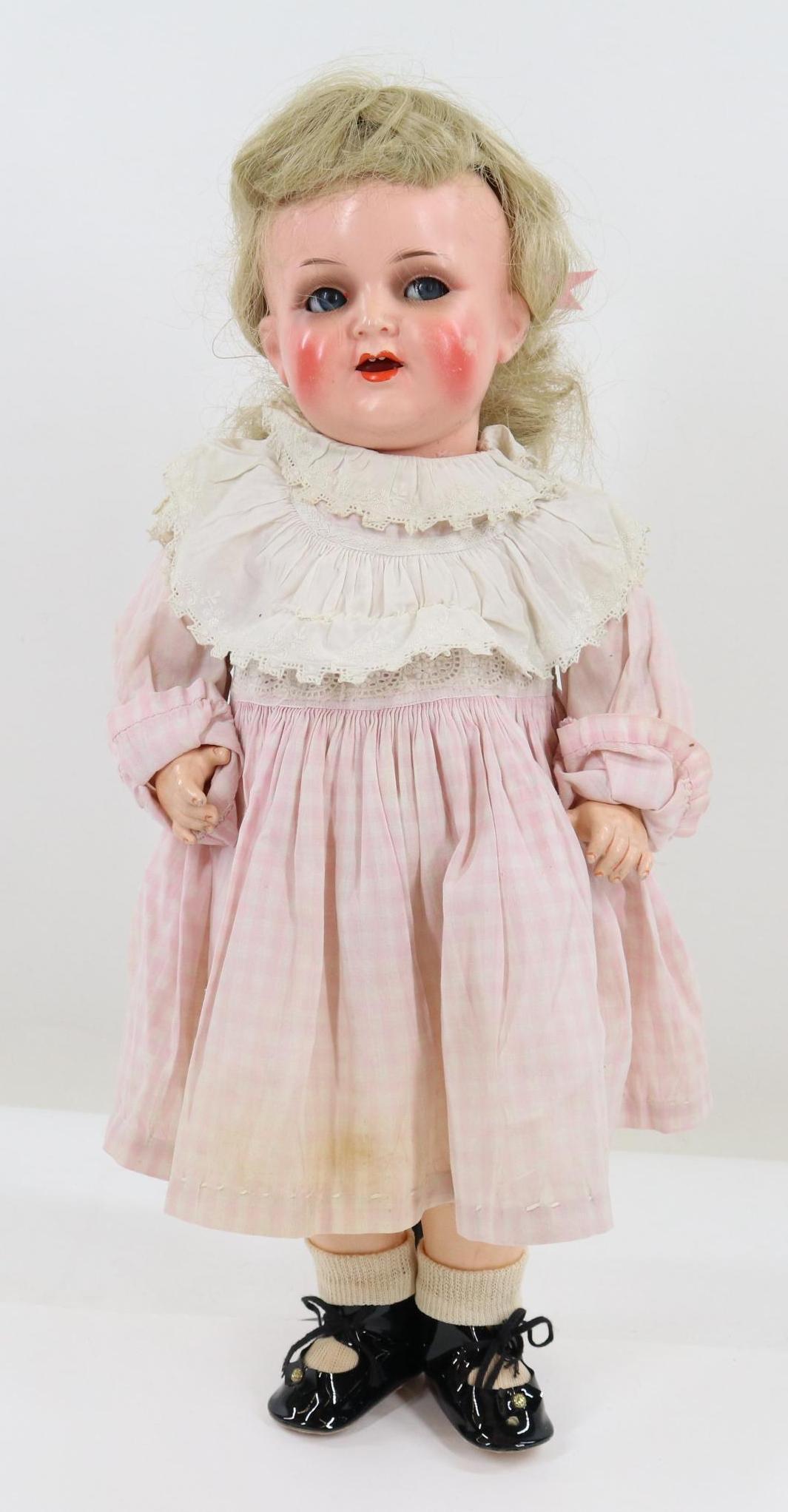 GERMAN CELLULOID HEAD DOLL. (1 of 5)