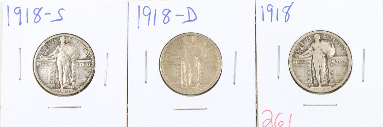 STANDING LIBERTY QUARTERS (1 of 7)