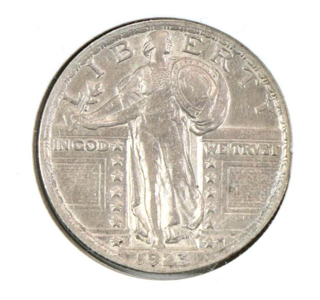 STANDING LIBERTY QUARTER: 1923 AU