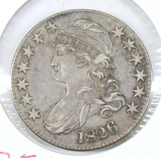 BUST HALF: 1826 VF+