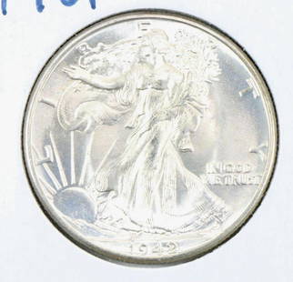 LIBERTY WALKING HALF: 1942 BU