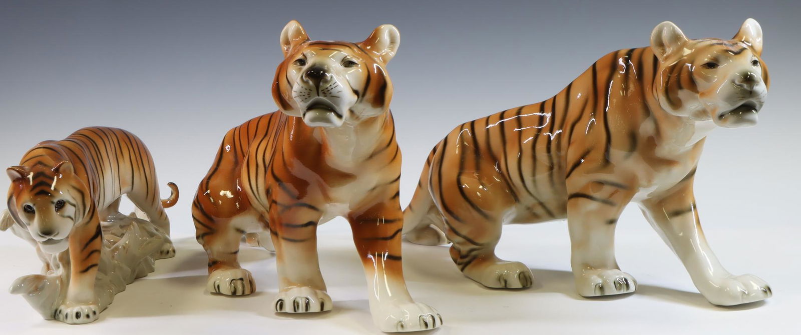 Royal Dux Porcelain Tigers (1 of 12)