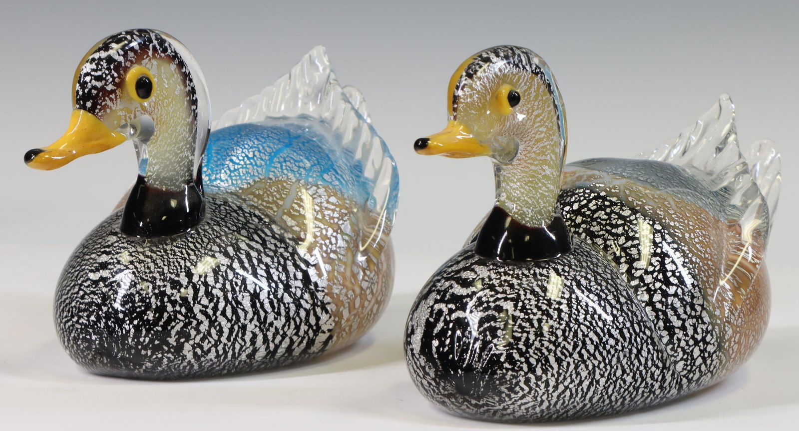 Murano Art Glass Ducks (1 of 6)