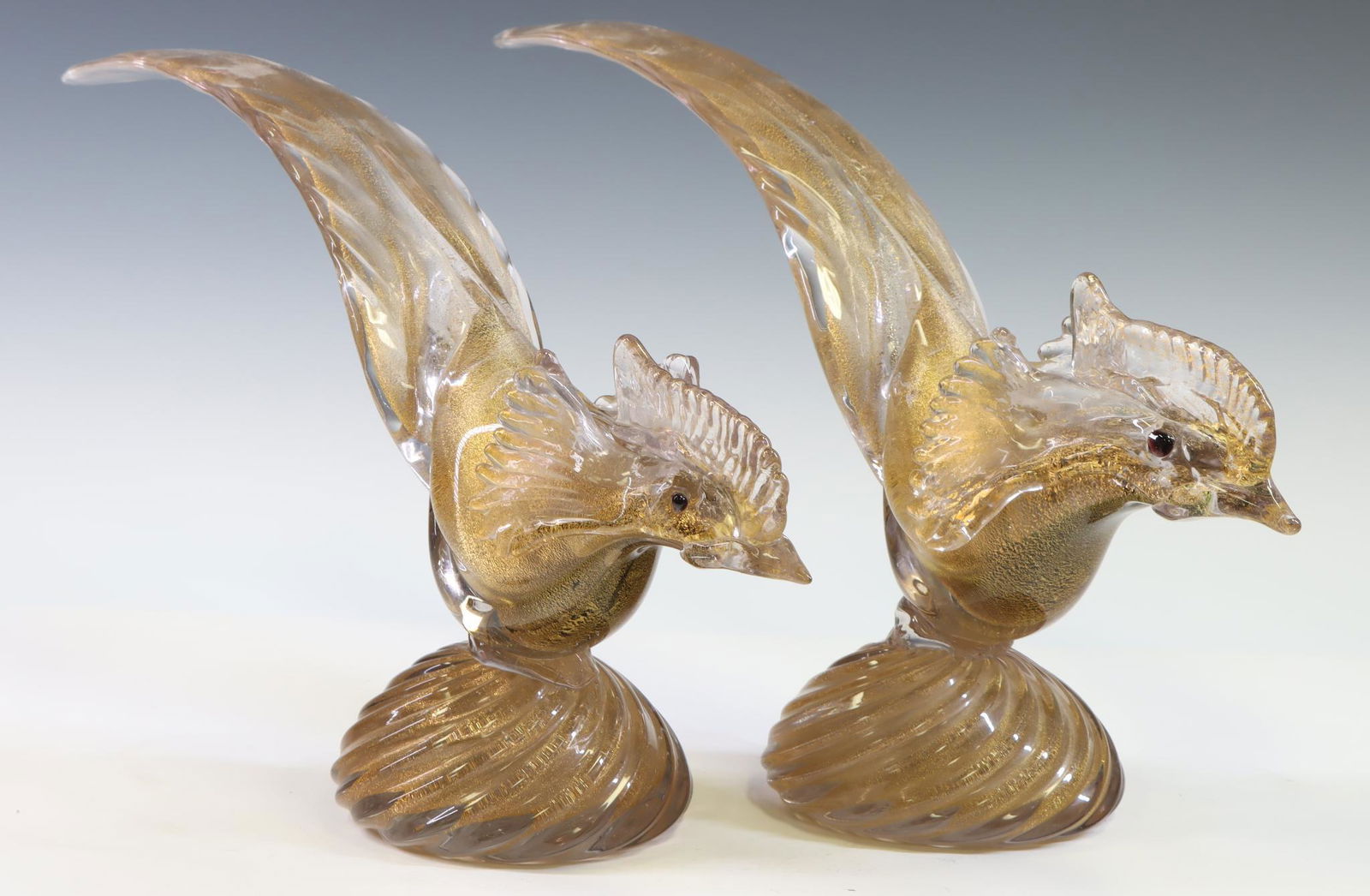 Murano Art Glass Pheasants (1 of 11)