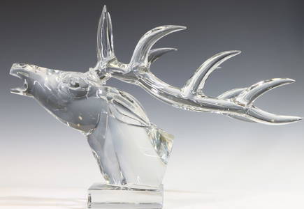 Baccarat Stag Head