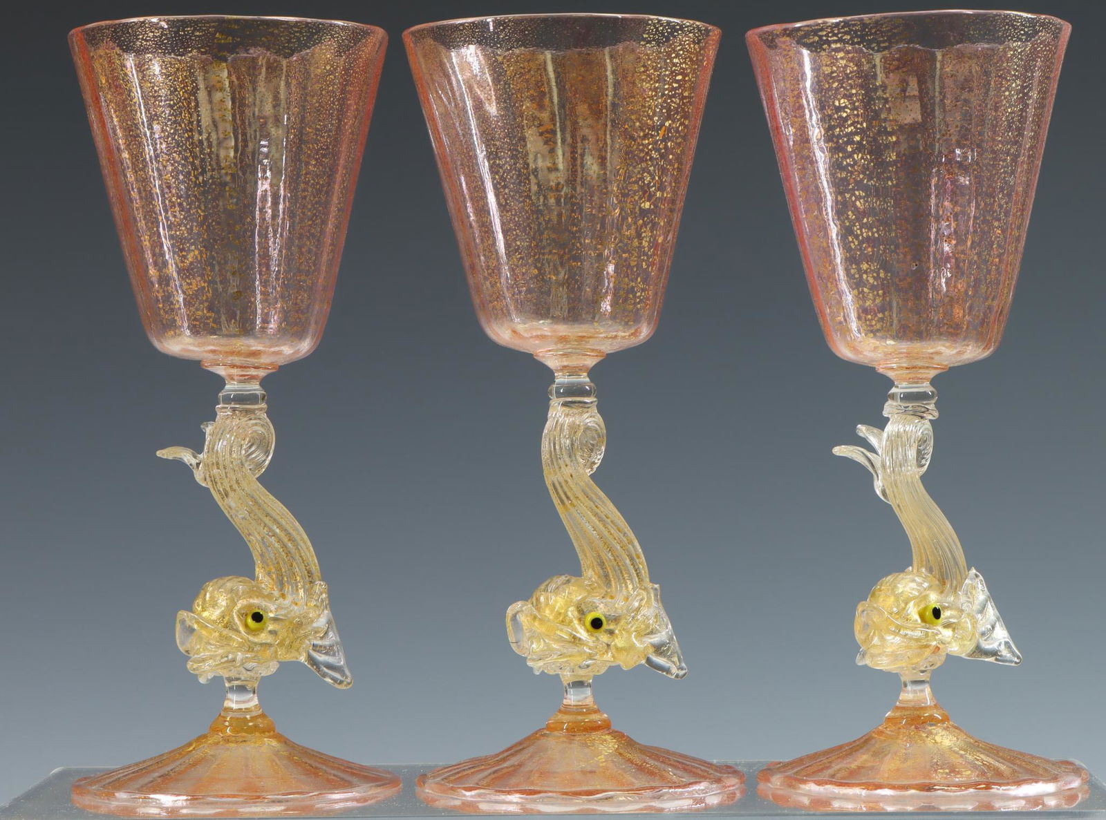 Murano Art Glass Goblets (1 of 7)