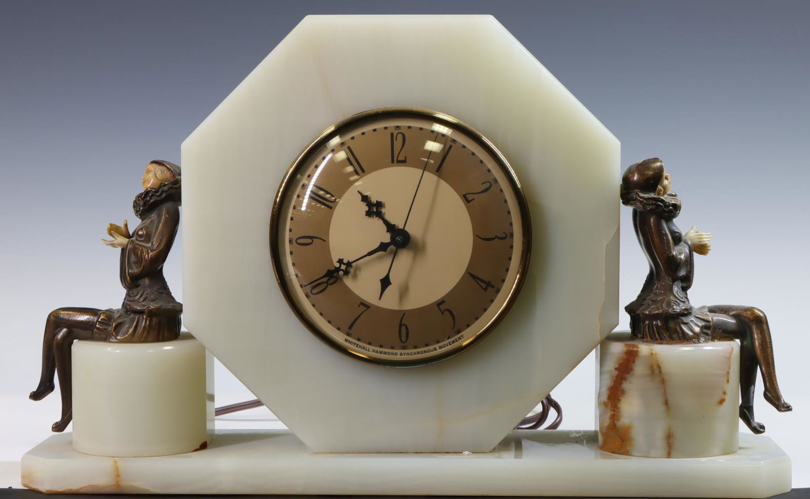 Art Deco Whitehall Hammond Onyx Mantel Clock Apr 27, 2022 Alderfer