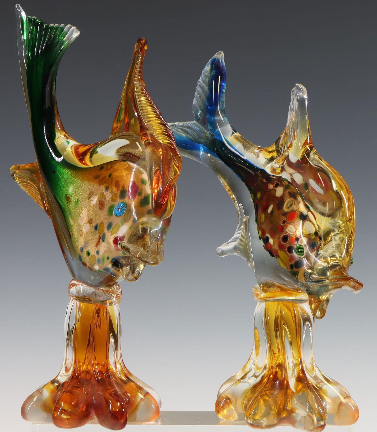 Murano Art Glass Pair of Fish (1 of 10)