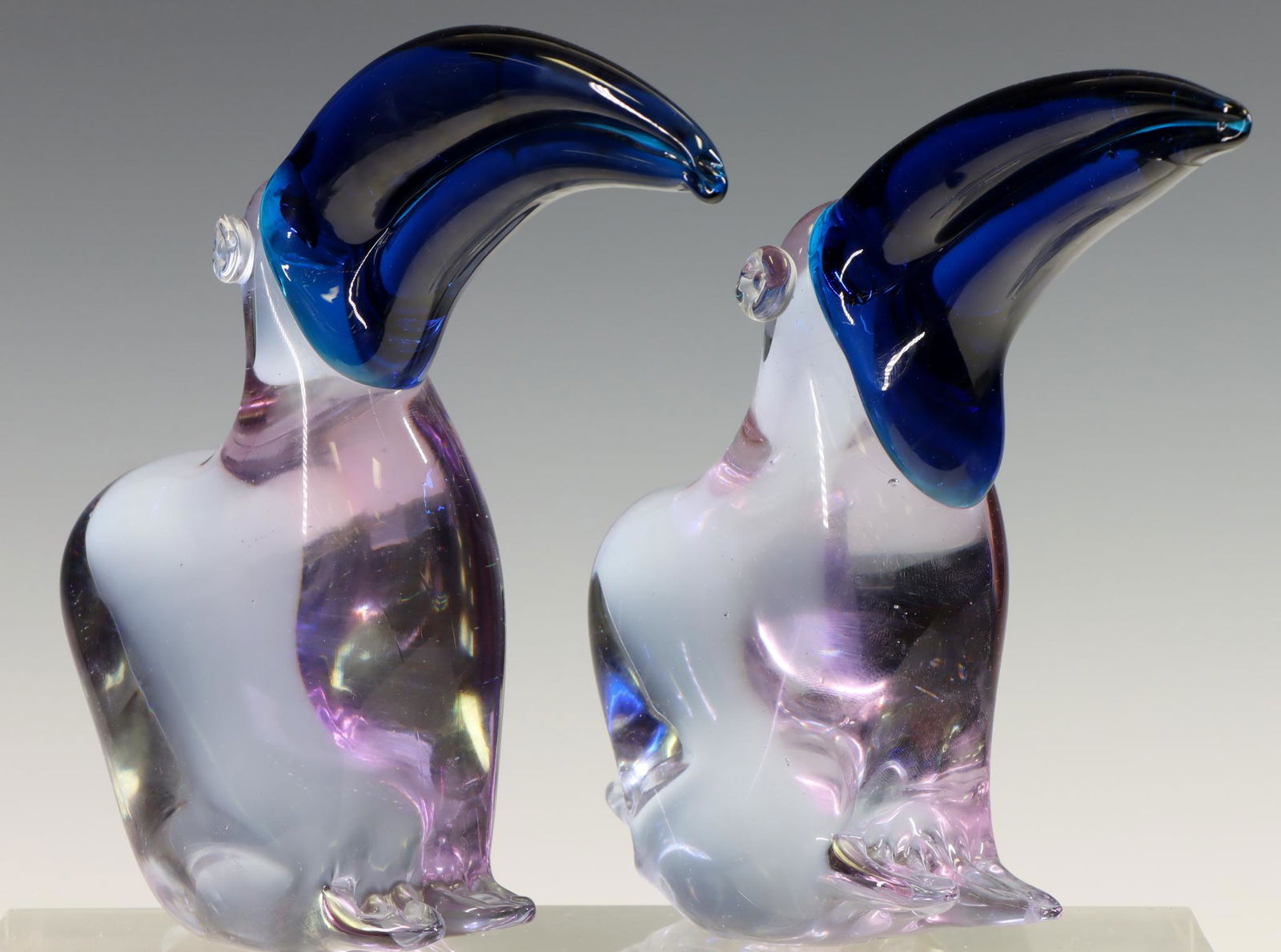 Murano Art Glass Pair of Birds (1 of 6)