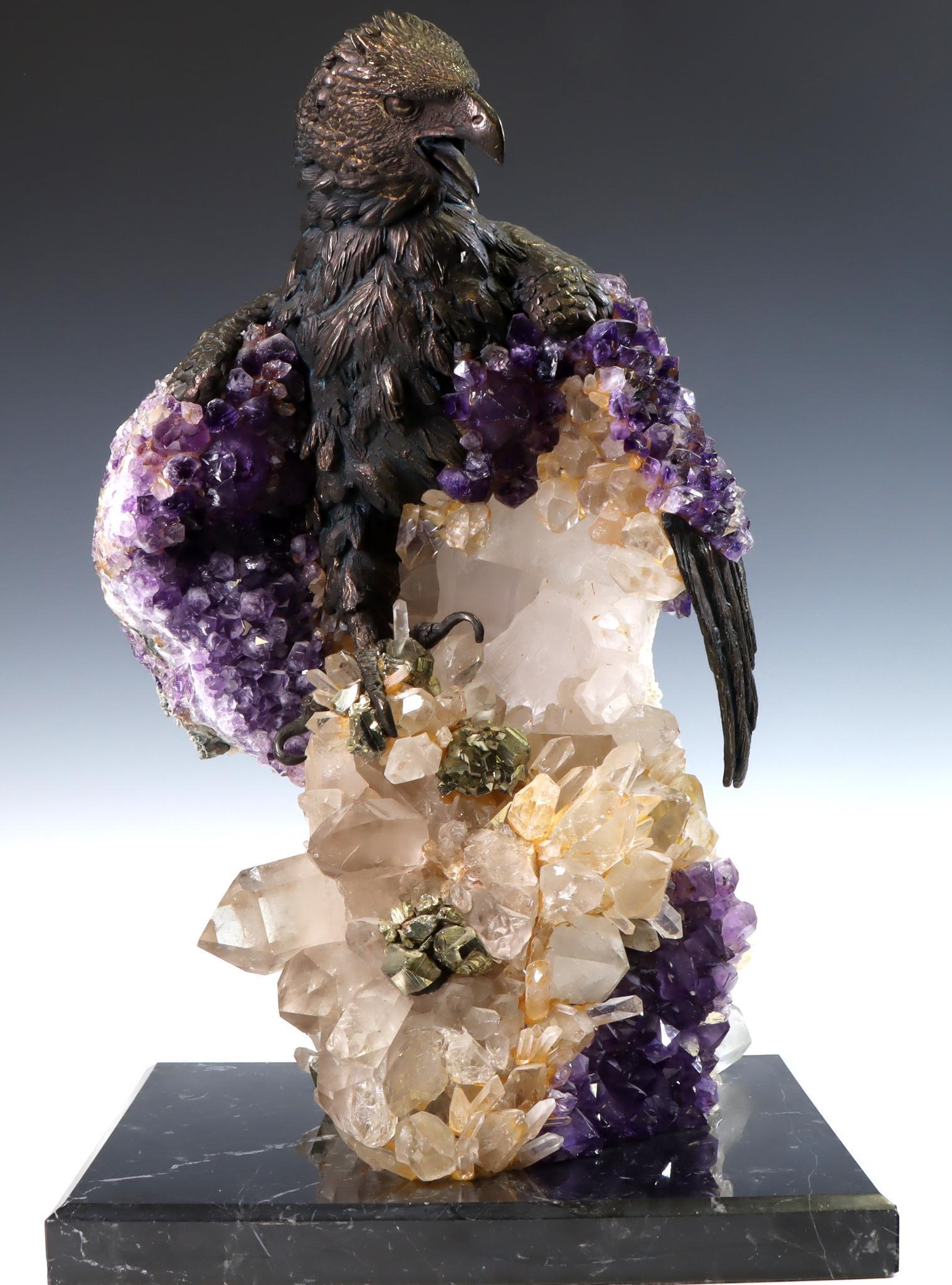 Mineral Specimen Eagle Sculpture (1 of 14)