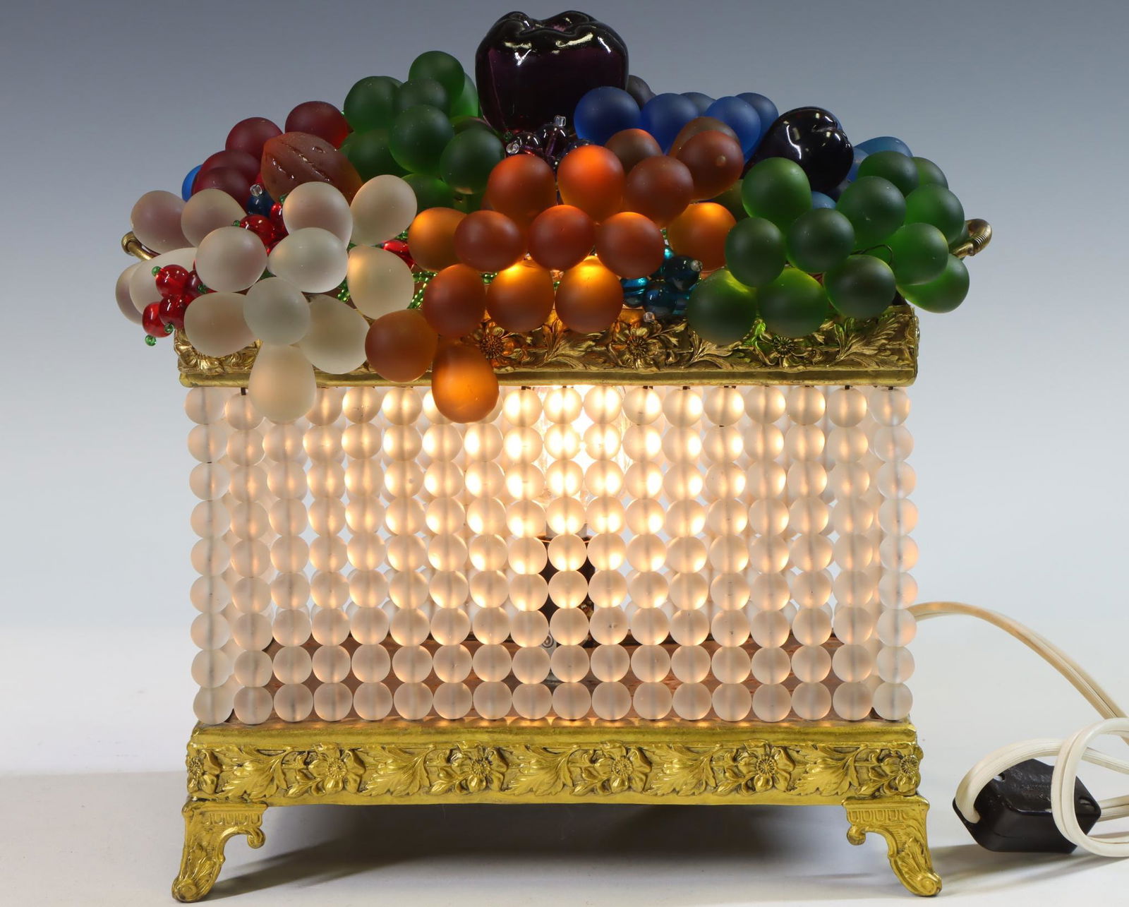 Art Deco Fruit Basket Lamp (1 of 8)