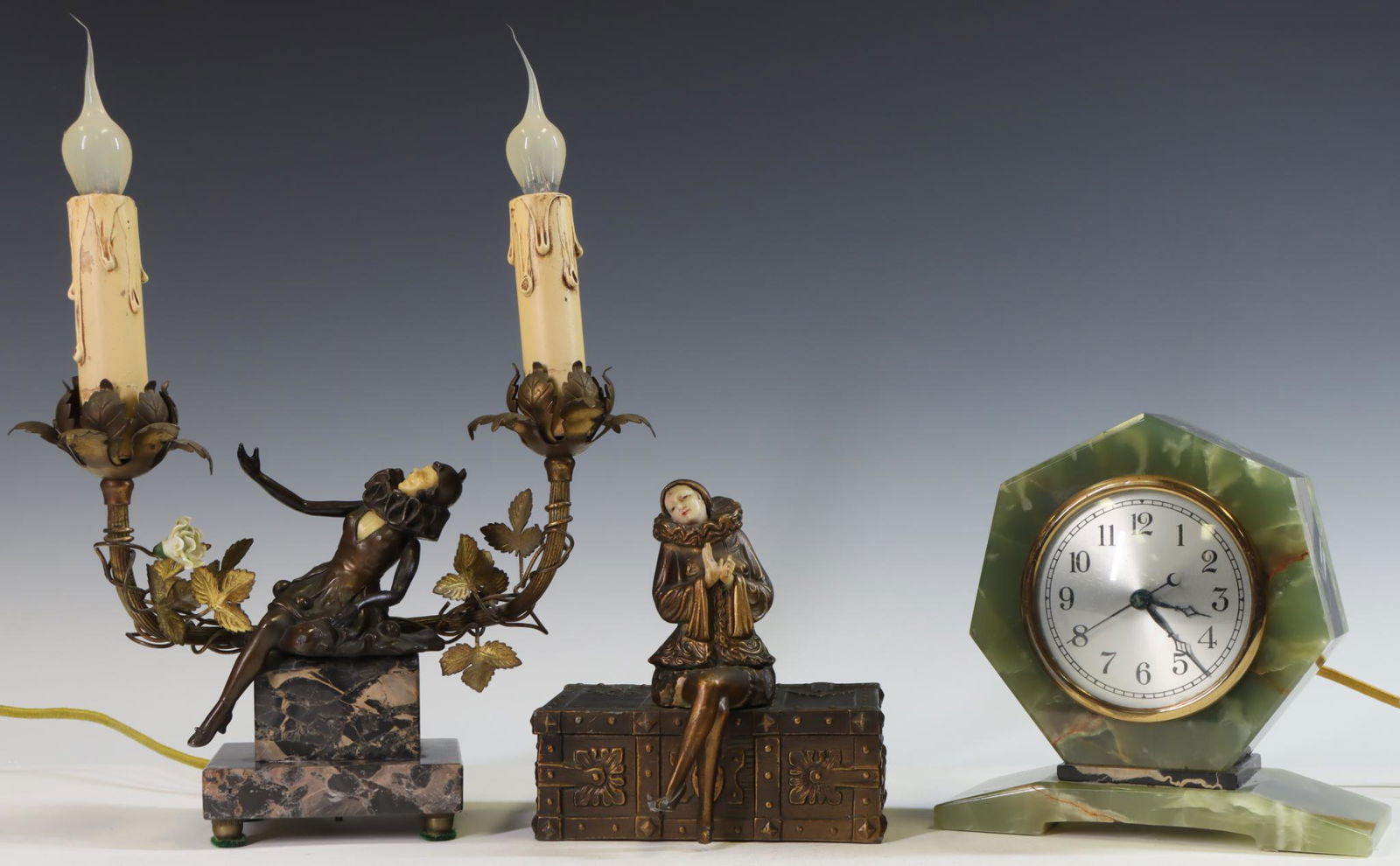 Art Deco Light, Box, & Clock (1 of 10)