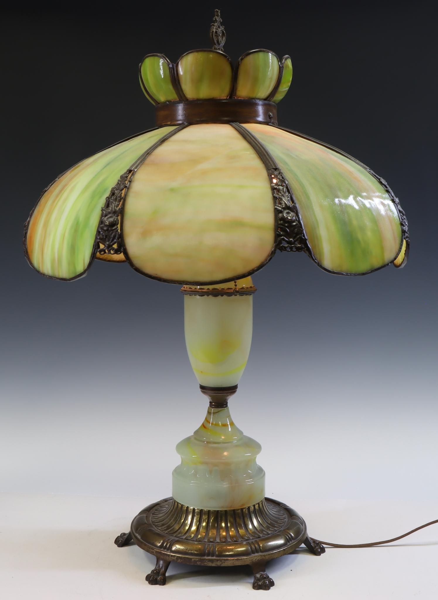 Slag Glass Lamp (1 of 5)