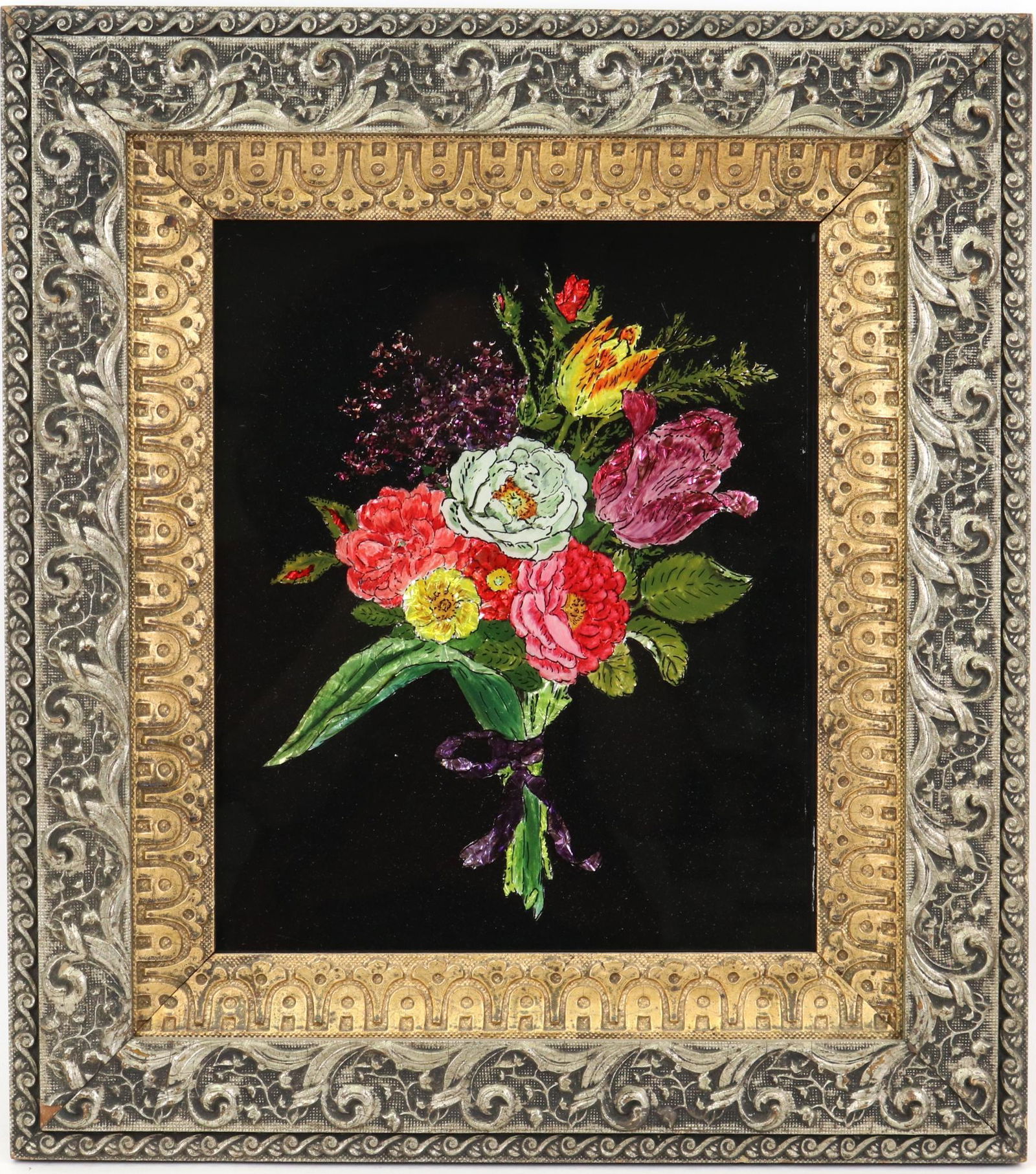 Folk Art Tinsel Painting (1 of 3)