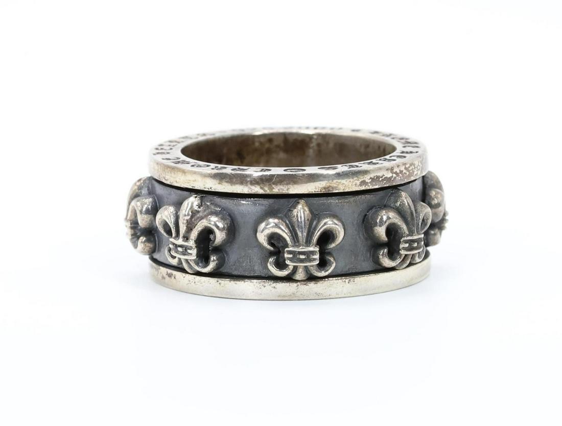 Chrome hearts fleur de lis ring deals