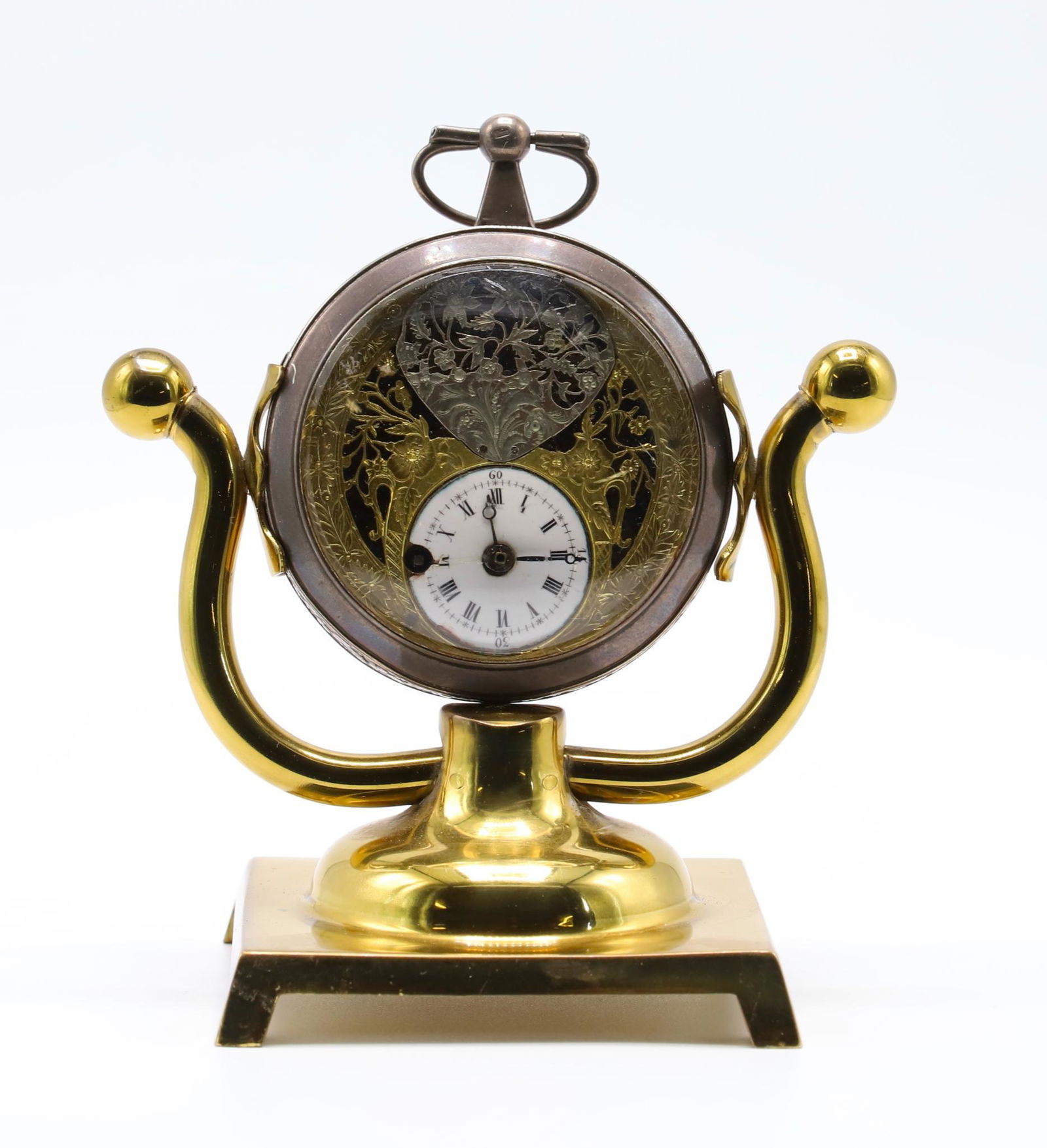 Fusee Pocket Watch in Stand (1 of 6)