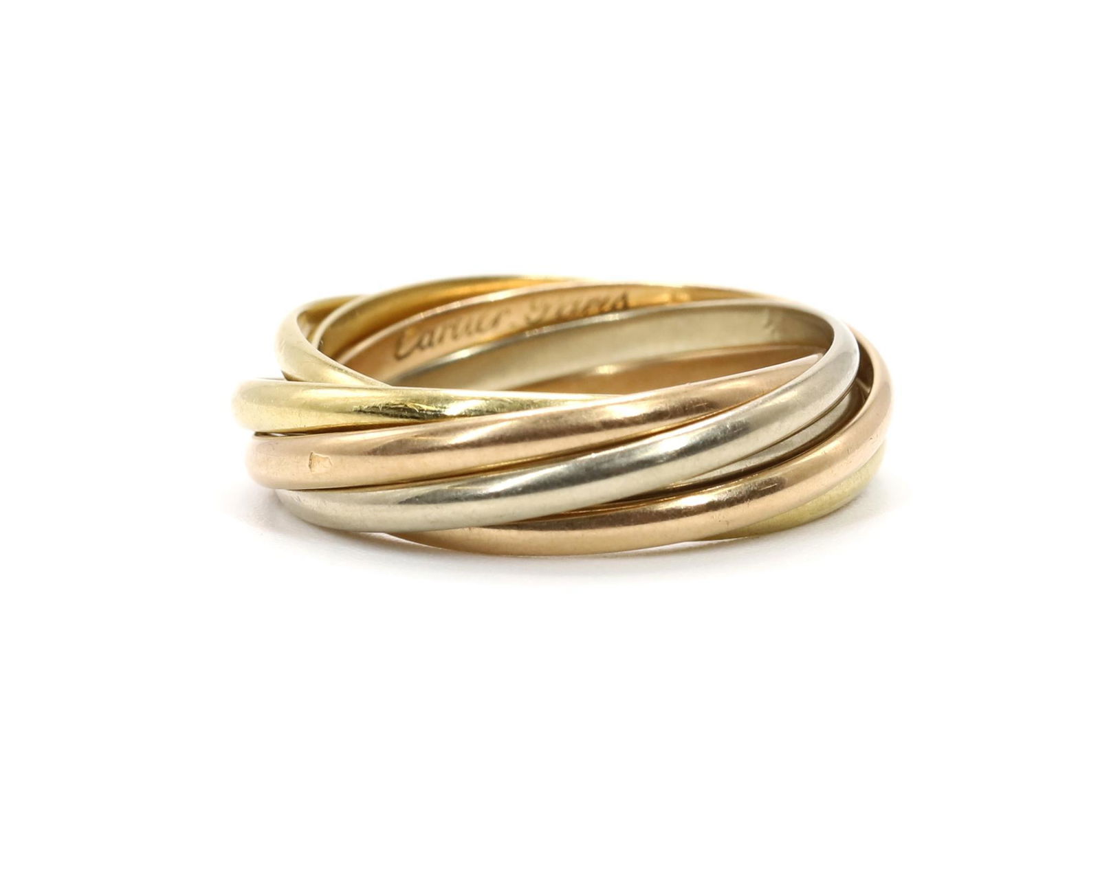 Cartier 18K Gold Rolling Ring (1 of 7)