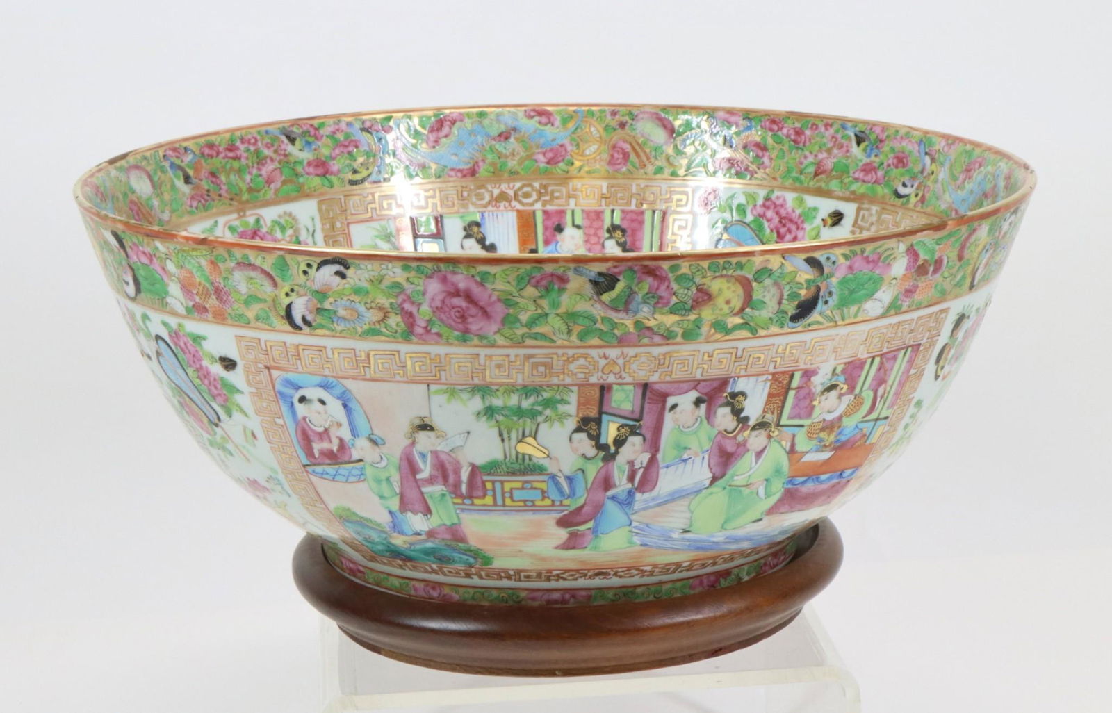 Chinese Rose Mandarin Punch Bowl (1 of 7)
