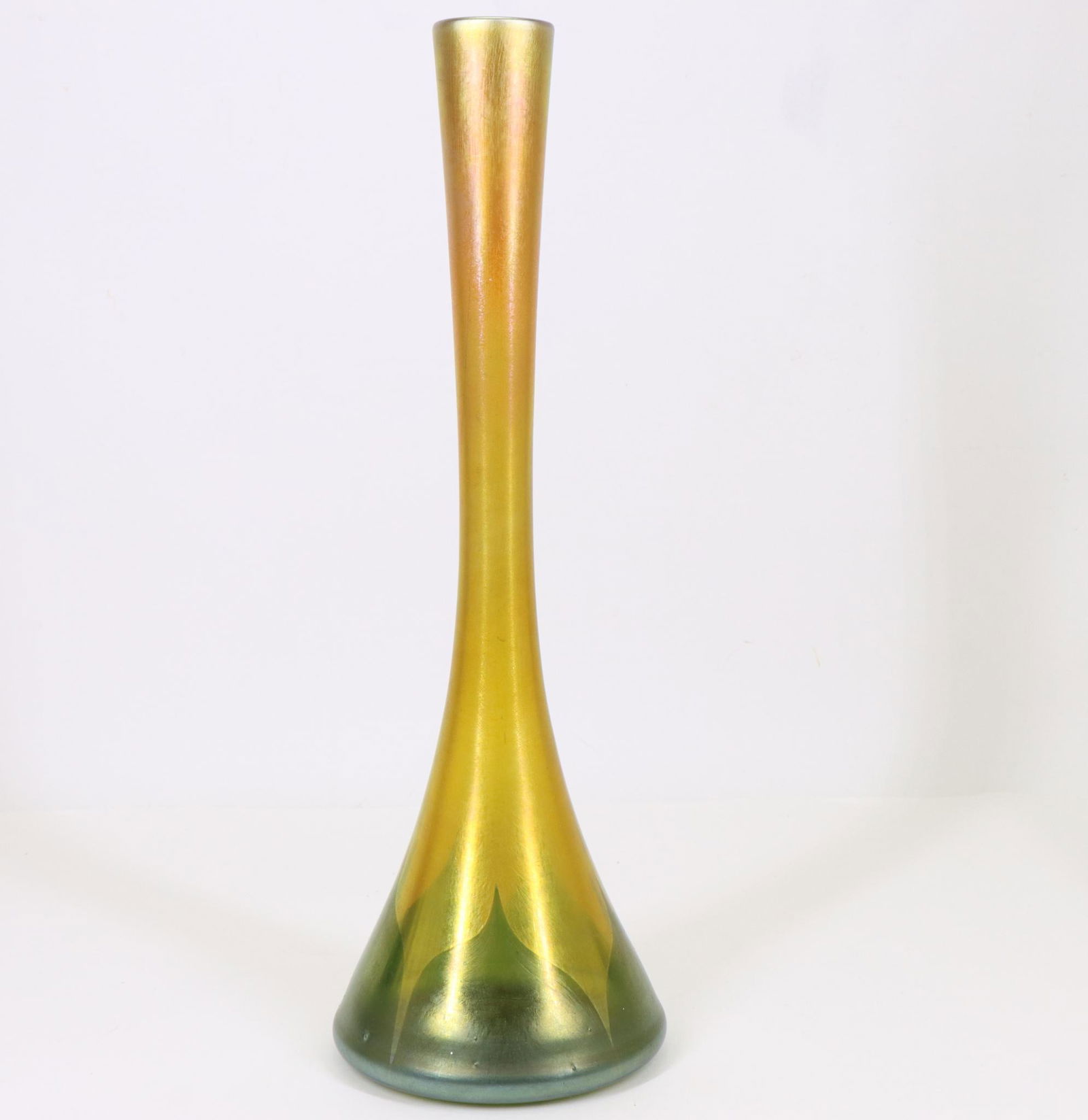 Tiffany Studios Gold Favrile Vase (1 of 9)