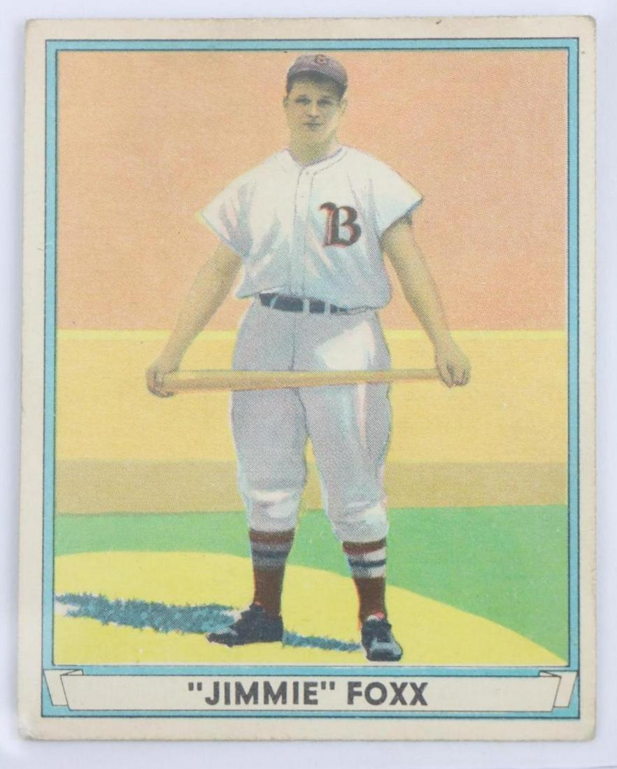 1941 Play Ball Jimmie Fox baseball card (1 of 2)