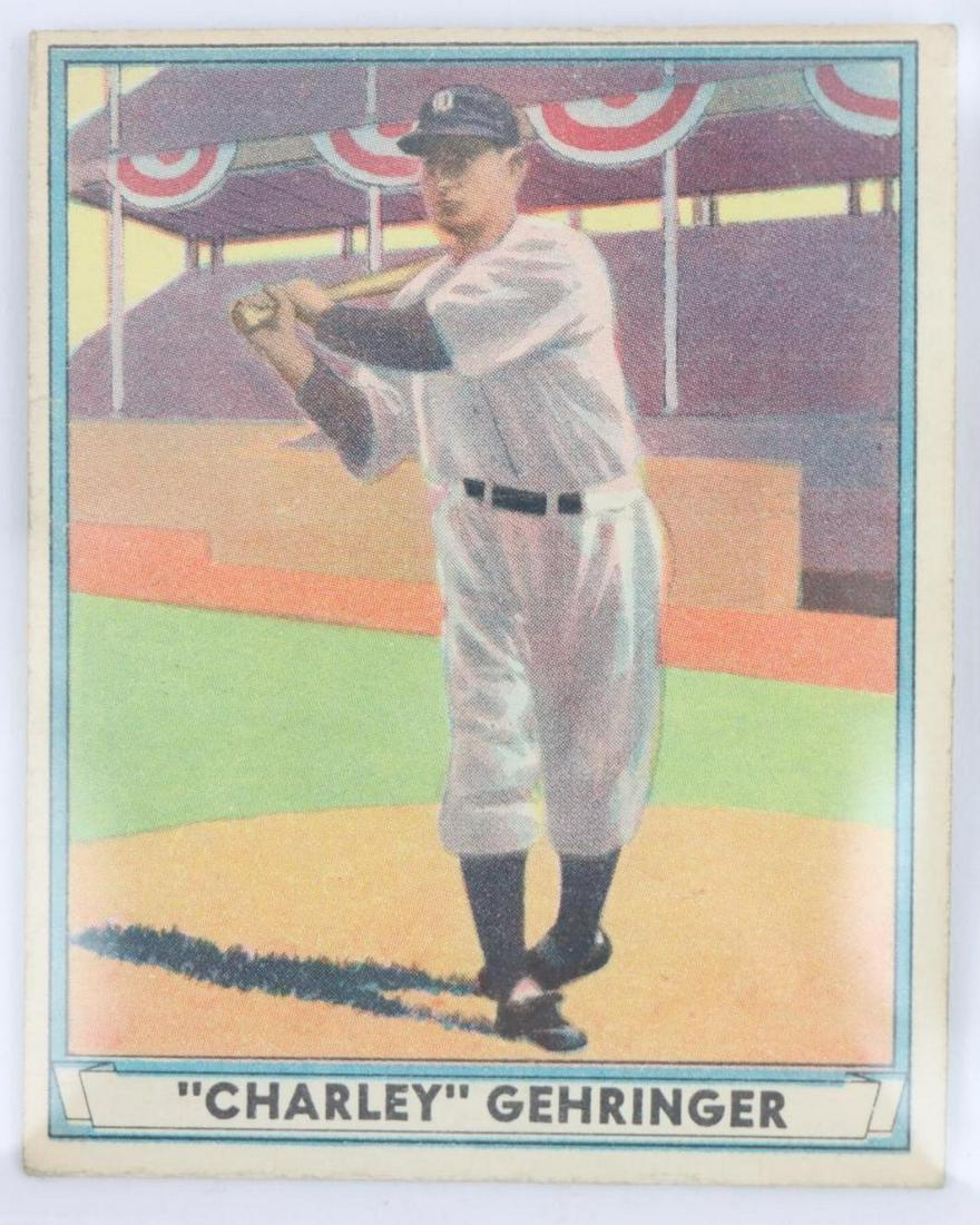 1941 Play Ball Charlie Gehringer baseball card (1 of 2)