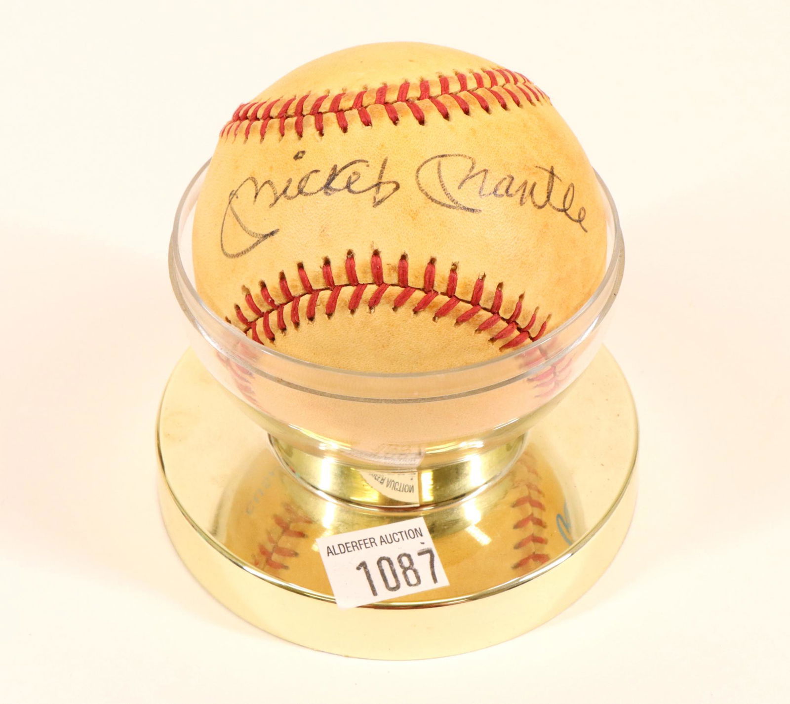 Mickey Mantle autographed baseball (1 of 3)