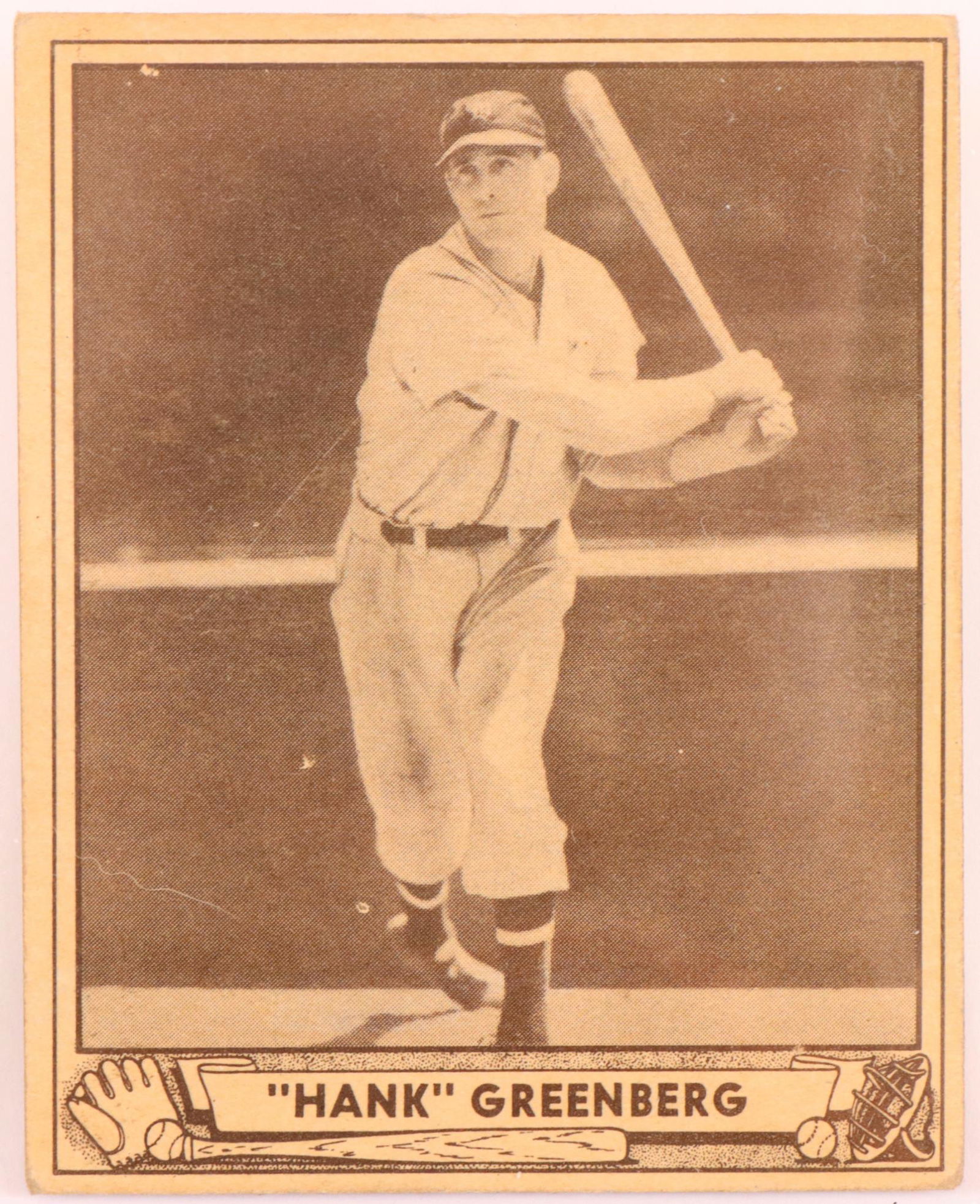 1940 Play Ball Hank Greenberg baseball card (1 of 2)