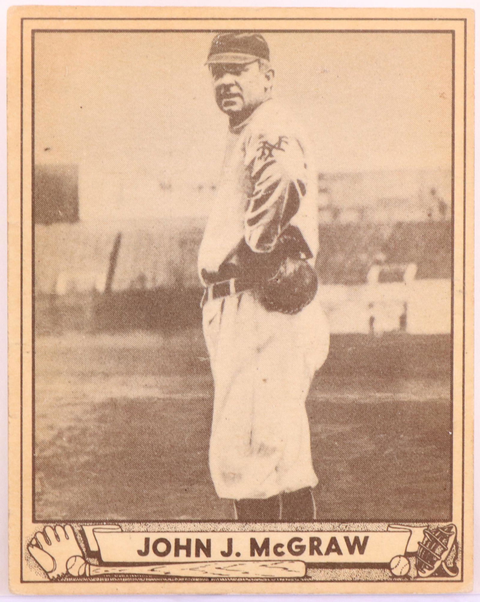 1940 Play Ball John McGraw baseball card (1 of 2)