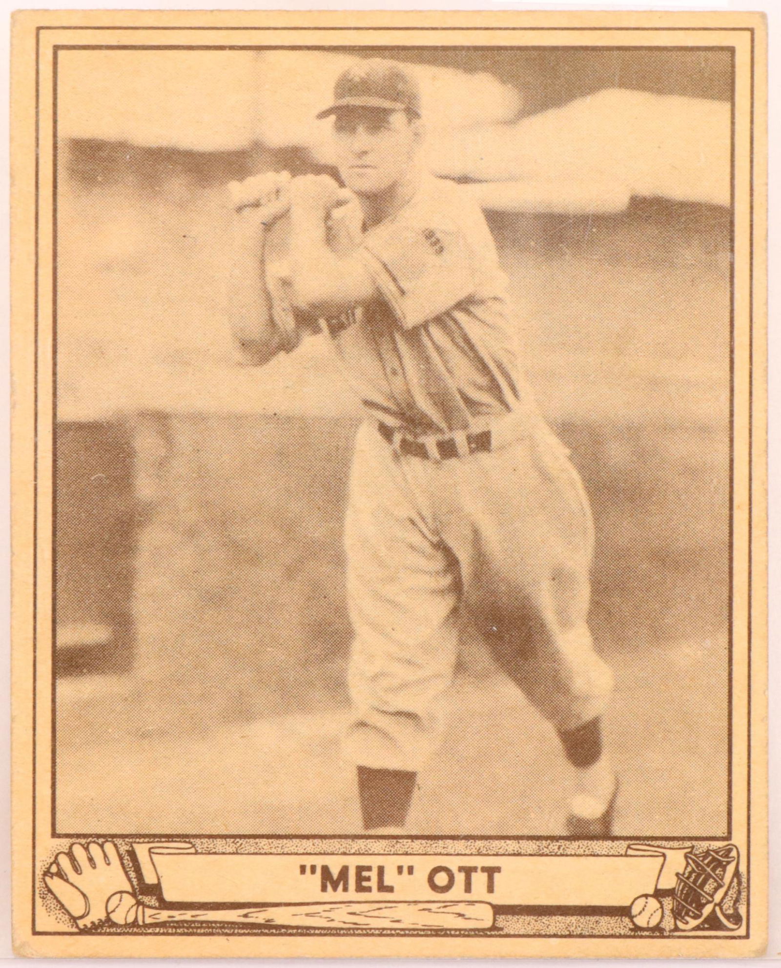 1940 Play Ball Mel Ott baseball card (1 of 2)