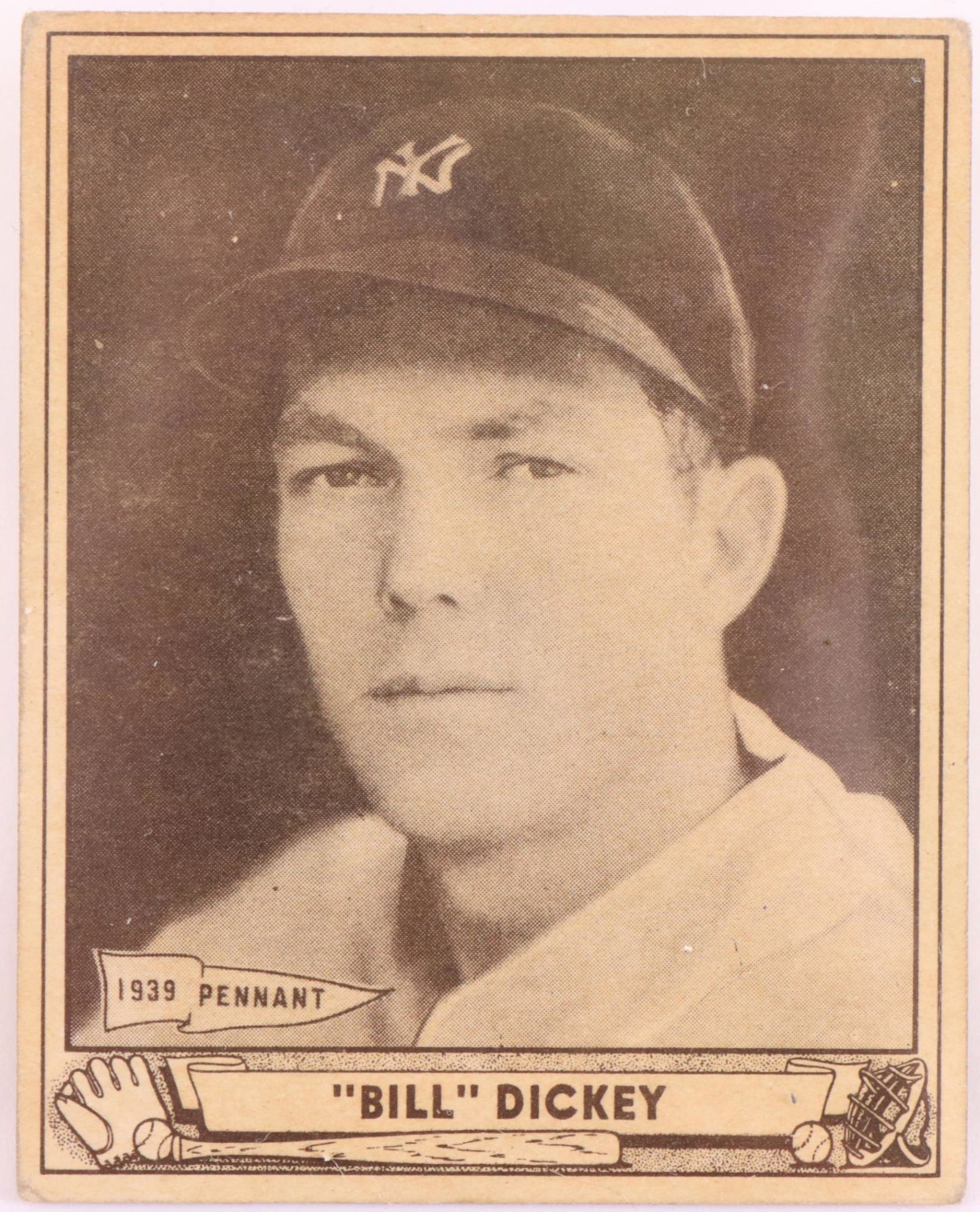 1940 Play Ball Bill Dickey baseball card (1 of 2)