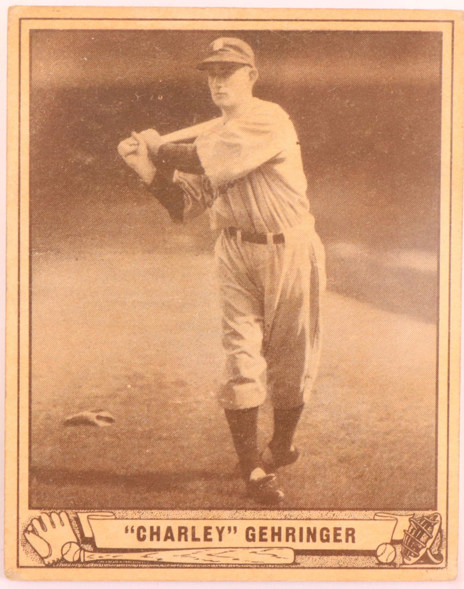 1940 Play Ball Charlie Gehringer baseball card (1 of 2)
