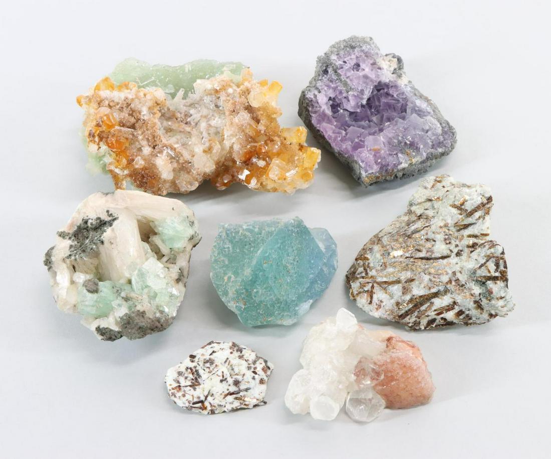 Fluorite, Apophylite & Astrophyllite Mineral Specimens (1 of 8)