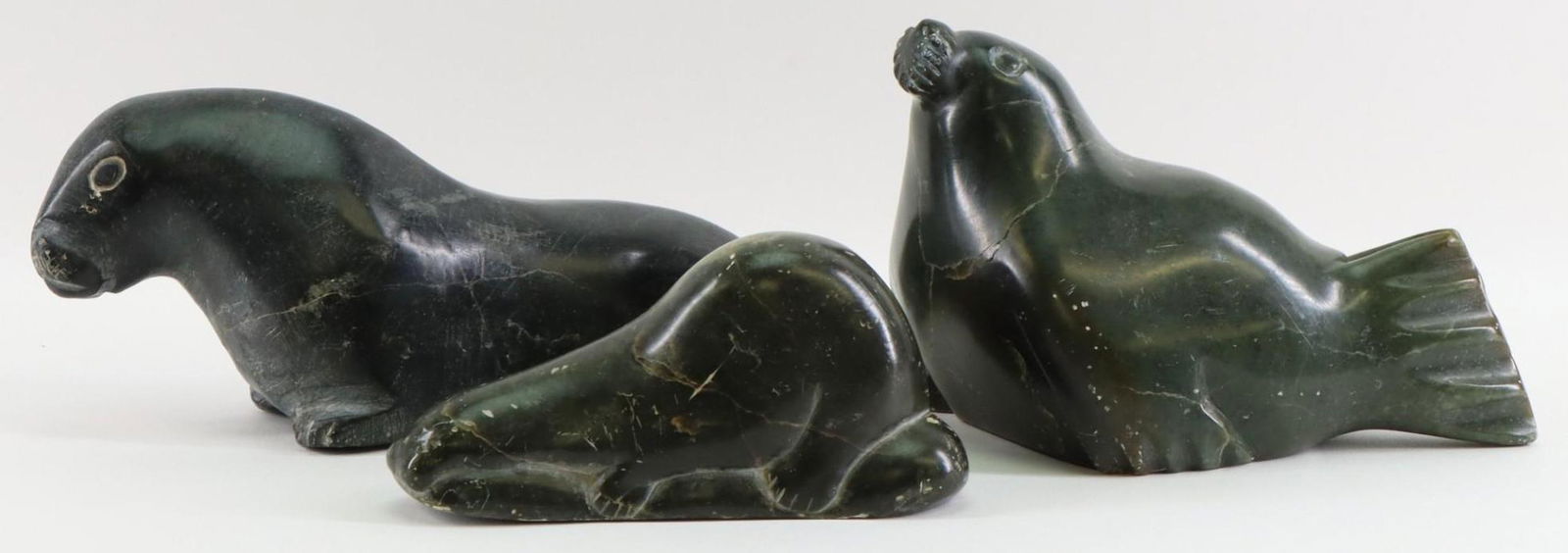 Inuit Carvings of Seals (1 of 13)