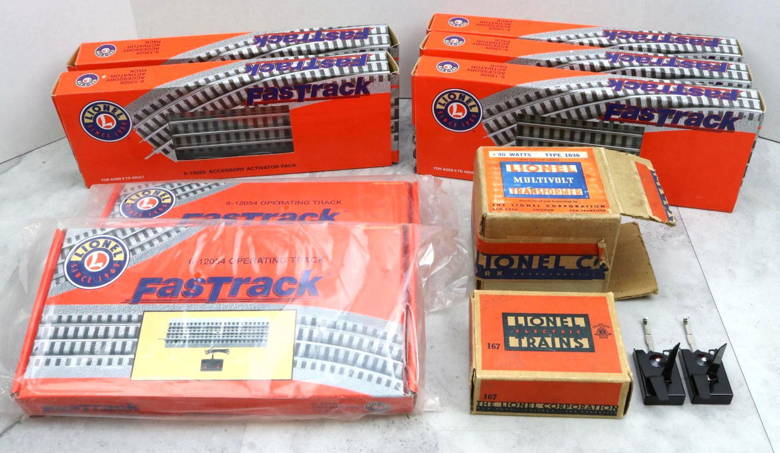 Lionel Trains Transformer, Whistle Controller, and FasTrack (1 of 6)