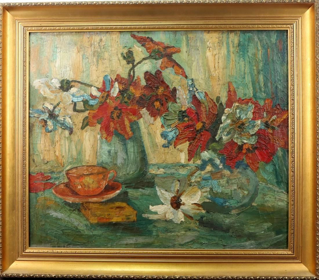 Post Impressionist Oil on Canvas (1 of 6)