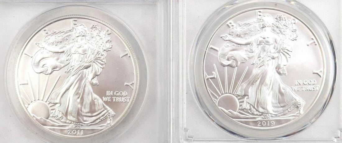 SILVER AMERICAN EAGLES (1 of 7)