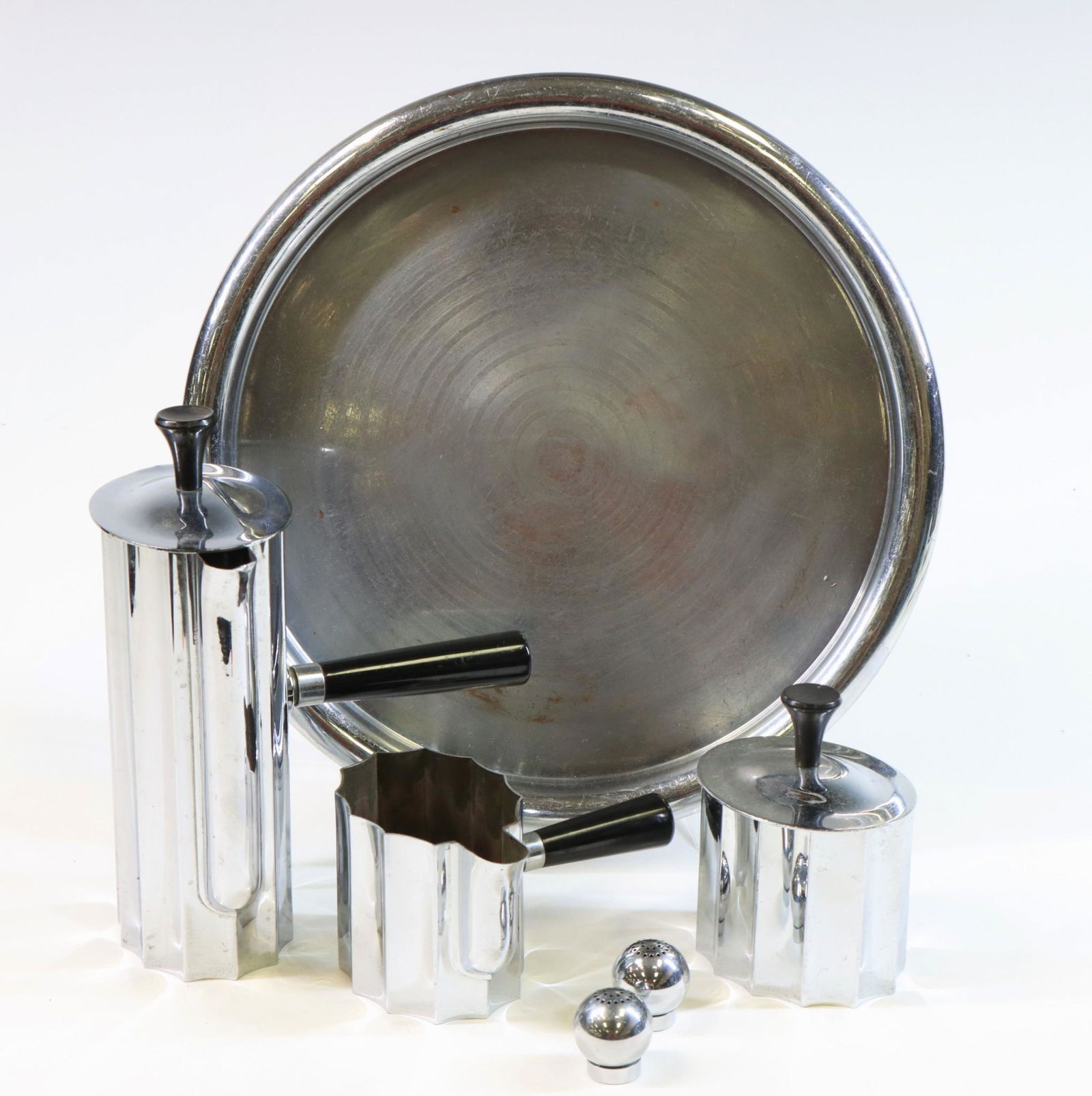 Chrome Tablewares by Walter Von Nessen and Russel Wright for Chase (1 of 7)