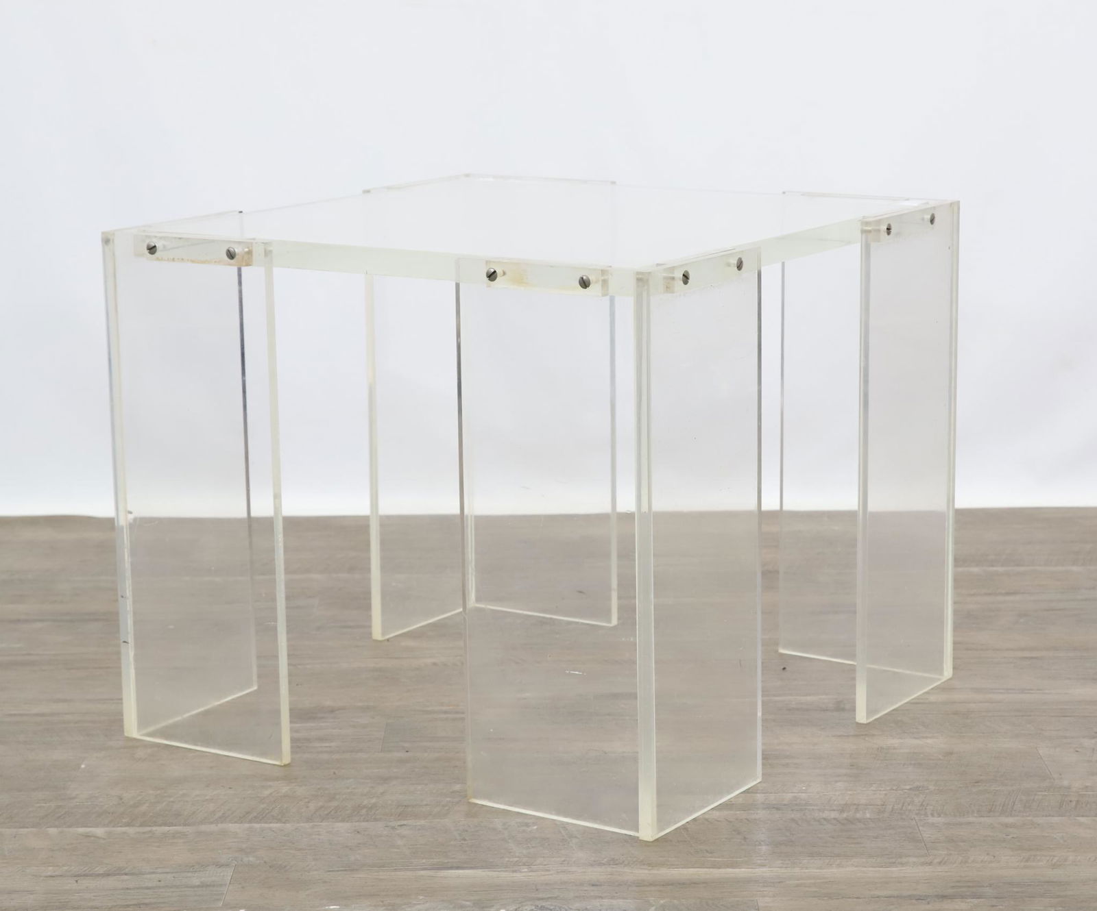 Lucite End Table (1 of 9)